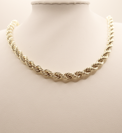 Corde Torsade / Or 6mm